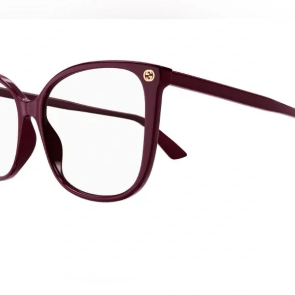 Gucci Burgandy GG0026O Eyeglasses - Picture 1 of 3